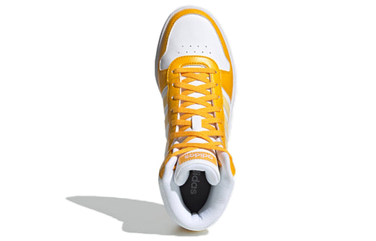 (WMNS) adidas neo Hoops 2.0 Mid White/Yellow G55054