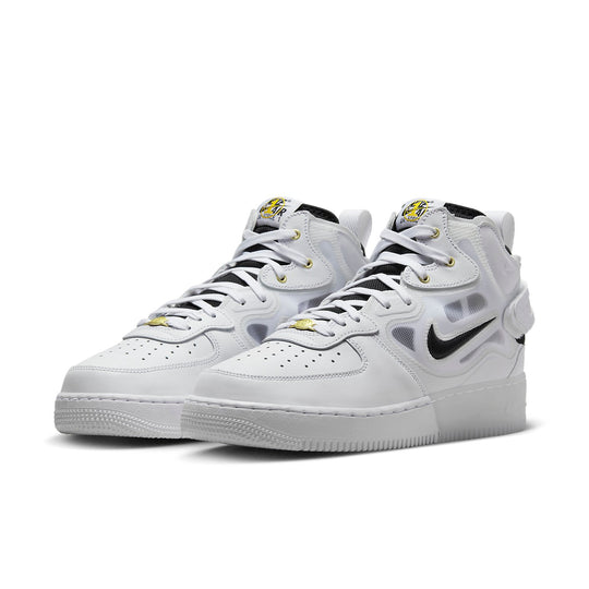 Nike Air Force 1 Mid React '40th Anniversary - White Black' DQ7668-100