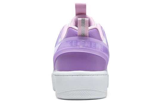 (GS) Skechers Skateboard Shoes 'White Pink Purple' 310142L-WLV