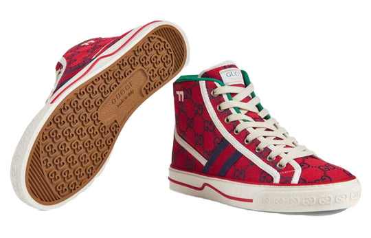 Gucci Tennis 1977 High Top Sneakers 'Red' 661389-2UZL0-6497