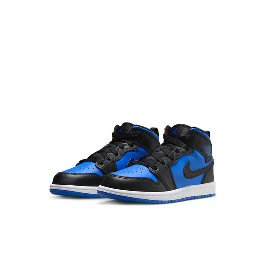 (PS) Air Jordan 1 Mid 'Black Royal Blue' DQ8424-042