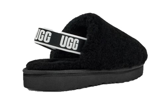 (PS) UGG Fluff Yeah Clog Slipper 'Black' 1123633K-BLK