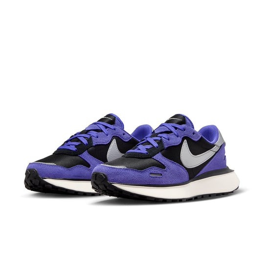 (WMNS) Nike Phoenix Waffle 'Black Purple Silver' FD2196-500 - KICKS CREW