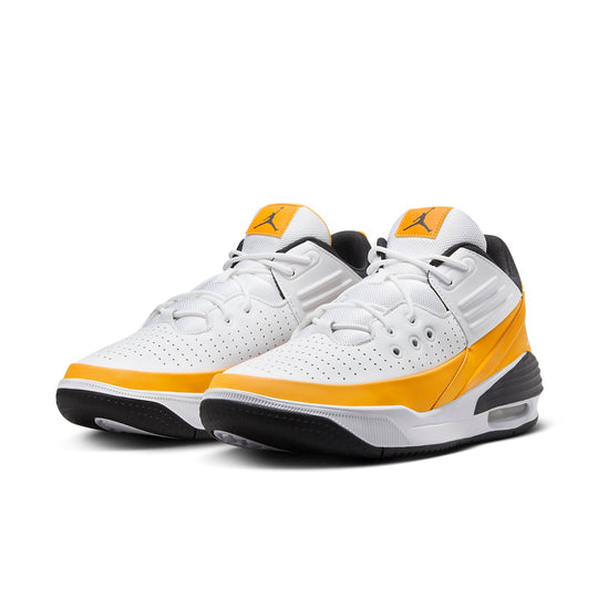 Air Jordan Max Aura 5 'White Yellow Ochre' DZ4353-701 - KICKS CREW