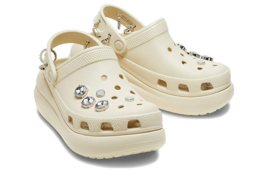 Crocs Classic Crush Punk Clogs 'Bone' 208219-2Y2 - KICKS CREW