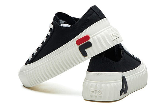 (WMNS) FILA Gear Canvas Shoes 'Black' F12W124342FBK