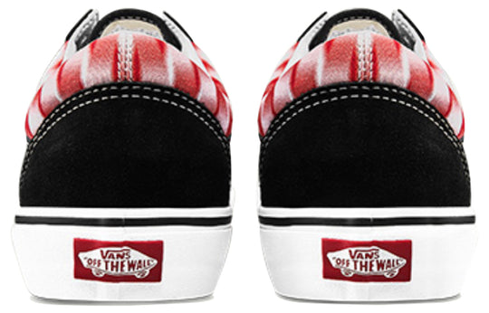 Vans old skool hotsell checkerboard red and black