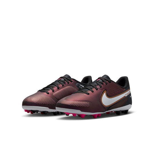 (GS) Nike Tiempo Legend 9 Academy MG Cleats 'Burgundy White' DR6065-51 ...