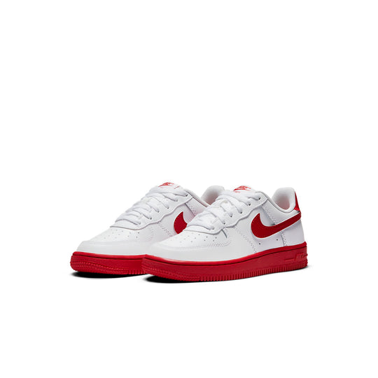 (PS) Nike Air Force 1 Low 'White Red Sole' CZ5900-102 - KICKS CREW