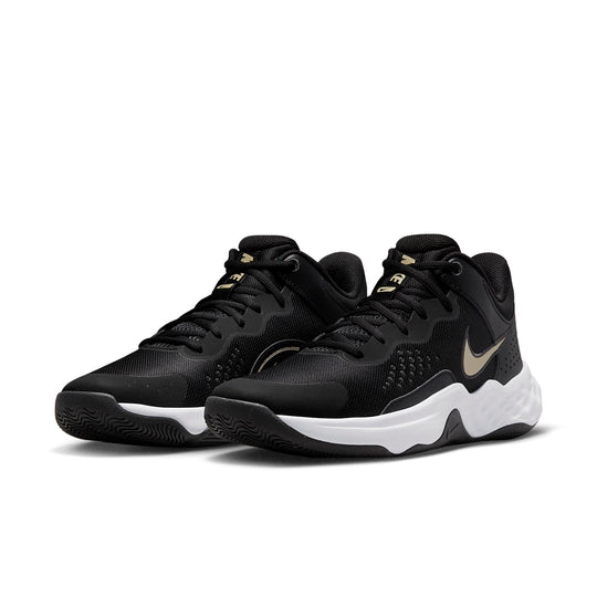 Nike fly by mid sales black gold