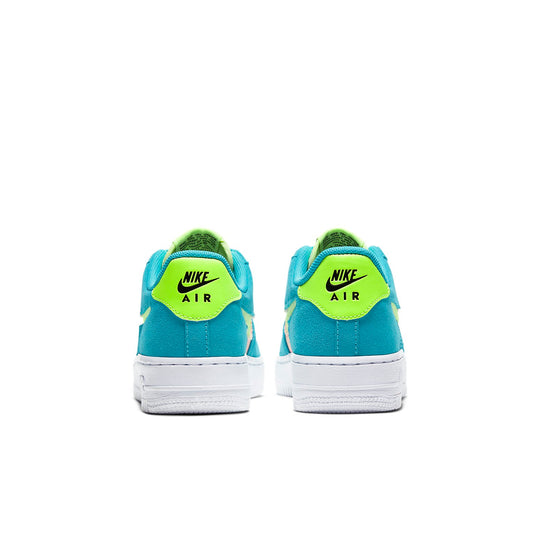 (GS) Nike Air Force 1 Low 'Transparent Blue Swoosh' CJ4093-300