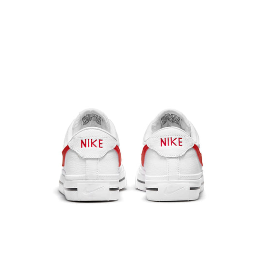 Nike Court Legacy 'White University Red' CU4150-105-KICKS CREW