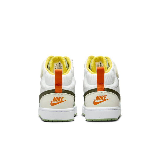 (GS) Nike Court Borough Mid 2 Shoes 'Off White Green' FV3649-171-KICKS CREW