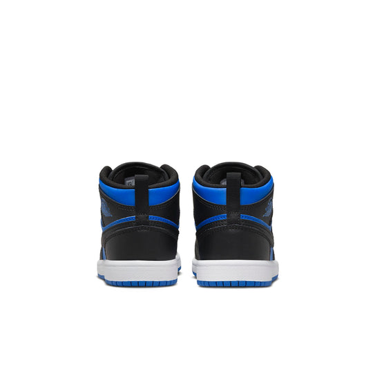 (PS) Air Jordan 1 Mid 'Black Royal Blue' DQ8424-042