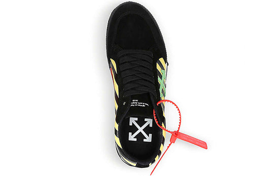 Off White Vulc Low Black Yellow Green OMIA085E19C210476040