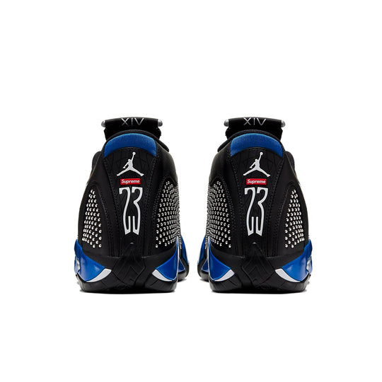 Supreme x Air Jordan 14 Retro 'Black Varsity Royal' BV7630-004