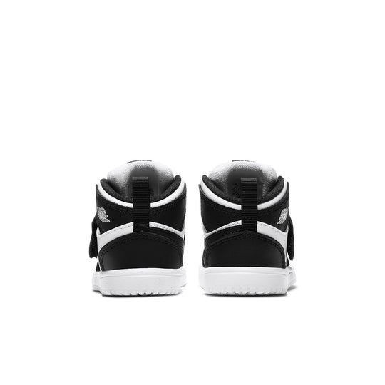 (TD) Air Jordan 1 Sky Black/White BQ7196-010 Infant/Toddler Shoes  -  KICKS CREW