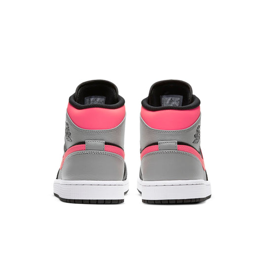 Air Jordan 1 Mid 'Pink Shadow' 554724-059 Retro Basketball Shoes  -  KICKS CREW