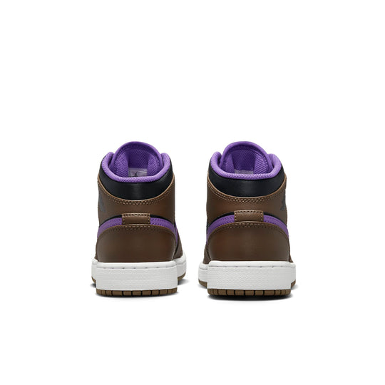 (GS) Air Jordan 1 Mid 'Purple Mocha' DQ8423-215