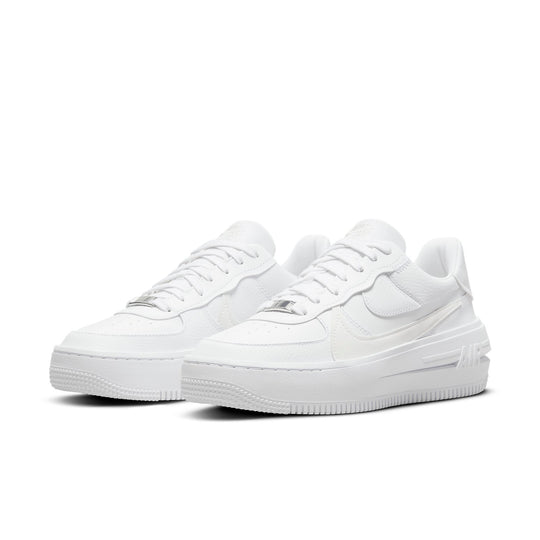 (WMNS) Nike Air Force 1 PLT.AF.ORM 'Triple White' DJ9946-100