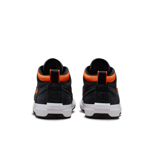 Nike React Leo SB 'Black Electro Orange' DX4361-002-KICKS CREW