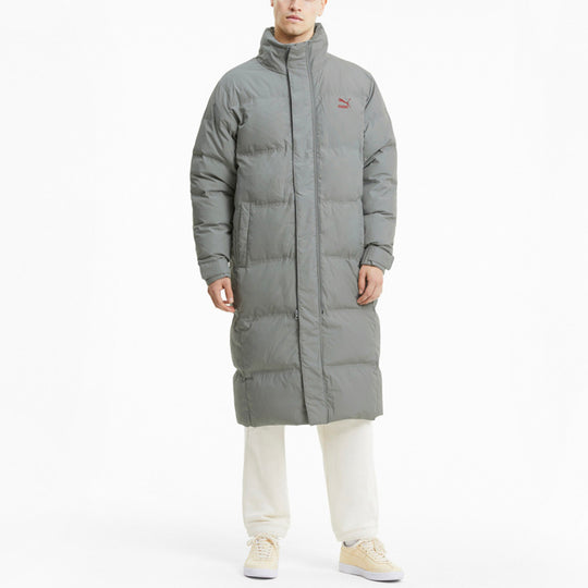 PUMA Layer Down Jacket 'Grey Orange' 598317-84