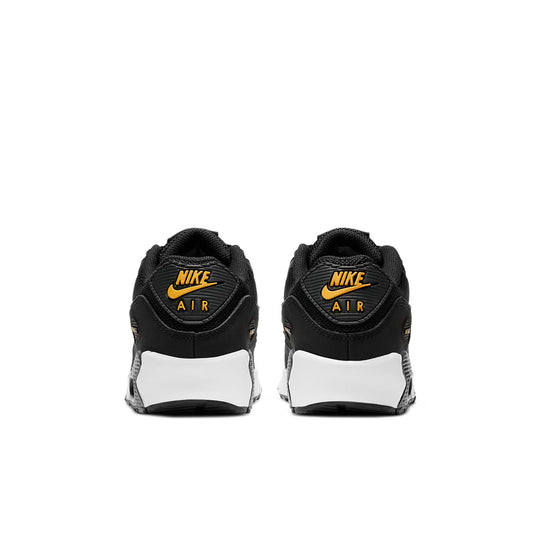 (GS) Nike Air Max 90 Black/Orange DJ4614-001 - KICKS CREW