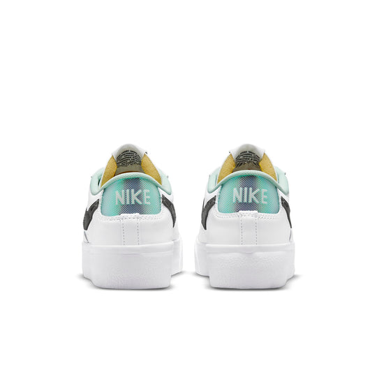 (WMNS) Nike Blazer Low Platform 'White Mint Foam' DQ7654-100 - KICKS CREW