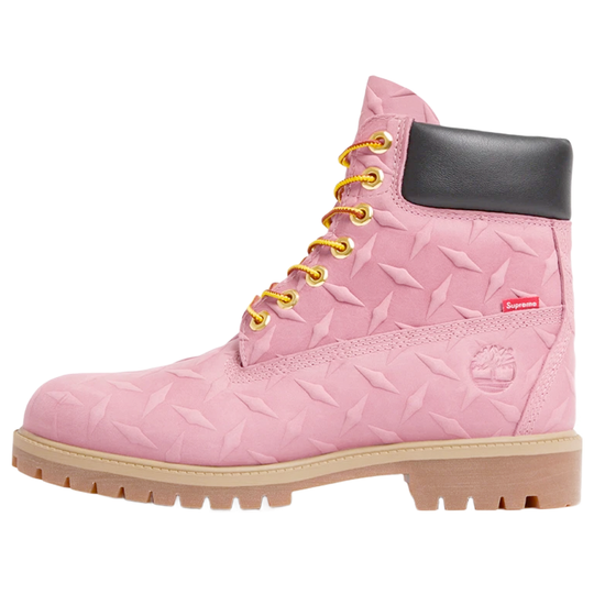 Timberland x Supreme Diamond Plate 6 Inch Premium Waterproof Boot 'Pink -  23FW' TB0A6DF9-661