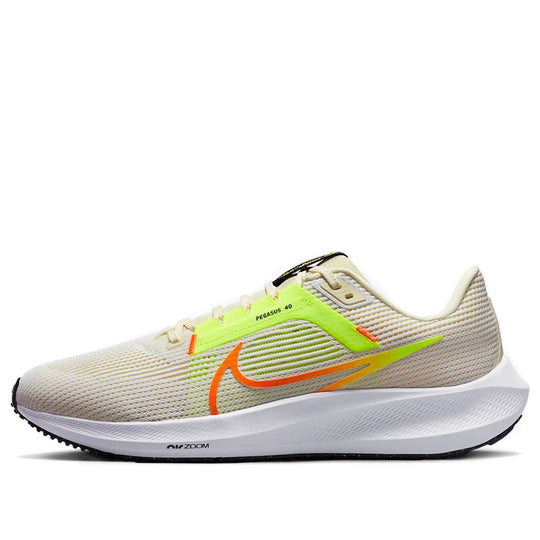 Nike Pegasus 40 'White Coconut Milk Volt' DV3853-101-KICKS CREW