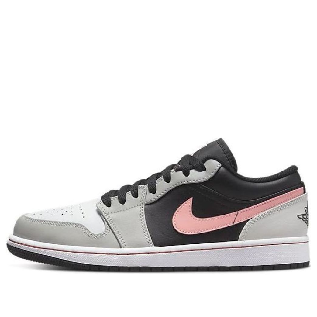 Air Jordan 1 Low 'Grey Fog Bleached Coral' 553558-062 - KICKS CREW