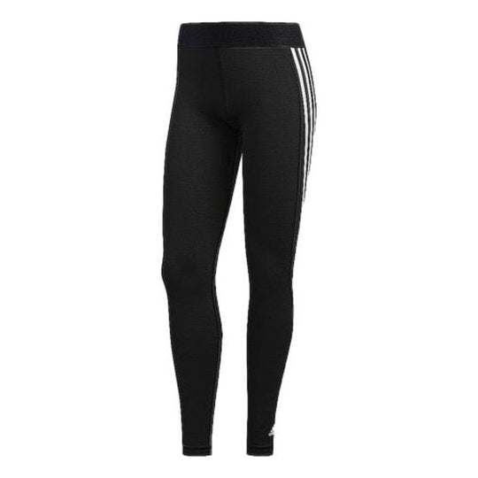 (WMNS) adidas Alphaskin 3-Stripes Long Tights Asia Sizing 'Black' FJ7173