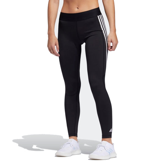 (WMNS) adidas Alphaskin 3-Stripes Long Tights Asia Sizing 'Black' FJ7173