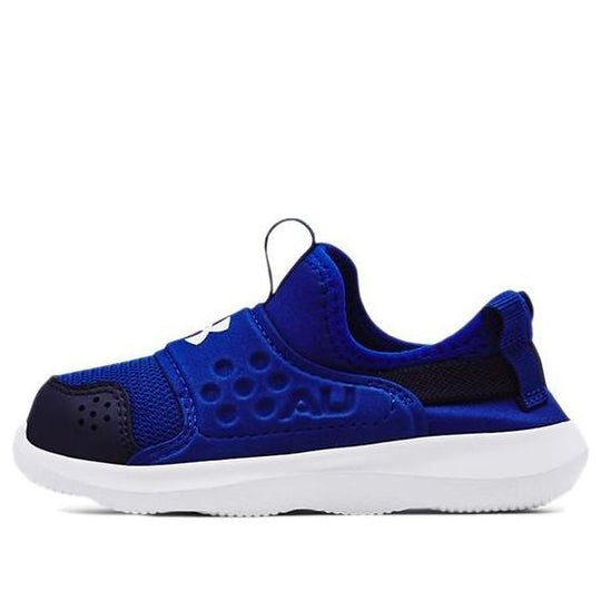 (TD) Under Armour Runplay Running 'Black Blue' 3024212-400 - KICKS CREW