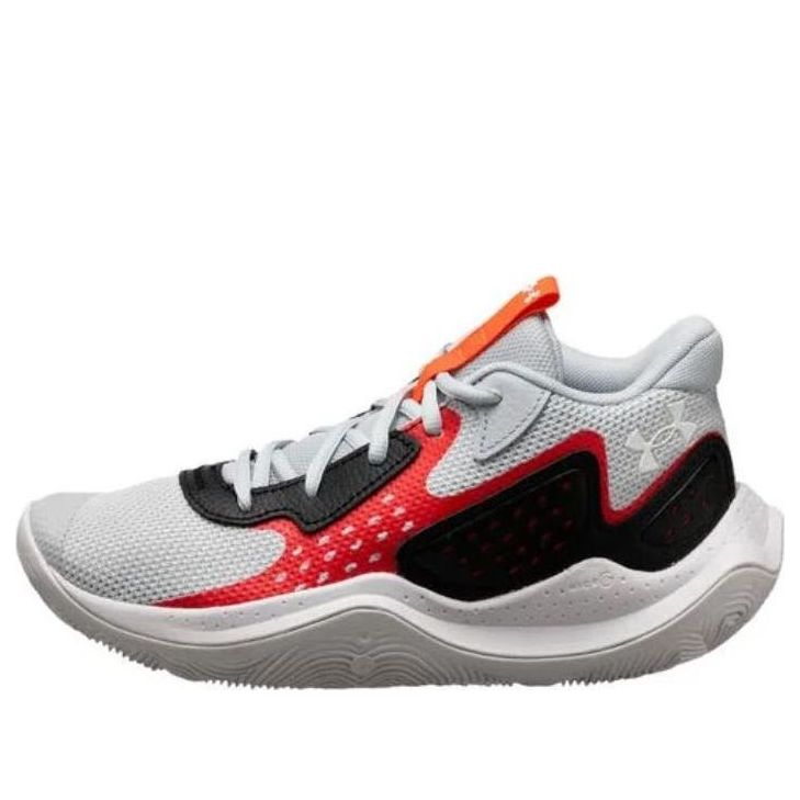 Under Armour Jet '23 Basketball Shoes 'Grey Black Red' 3026634-103 ...