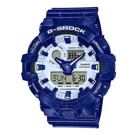 CASIO G-Shock Analog-Digital 'Blue' GA-700BWP-2APFQ