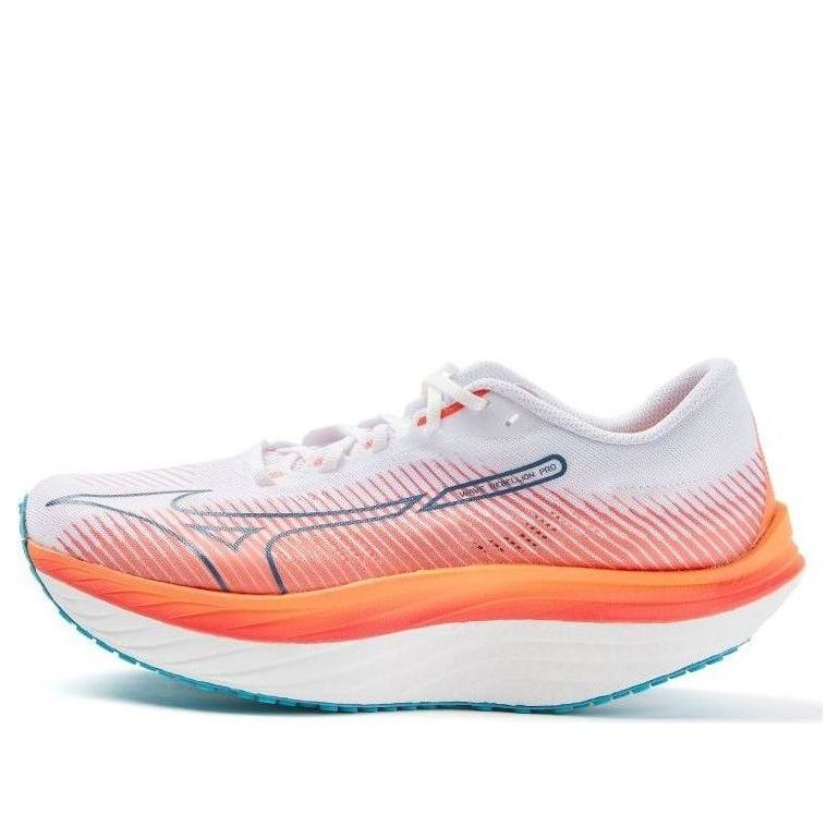 Mizuno Wave Rebellion Pro 'White Orange' J1GC231701 - KICKS CREW