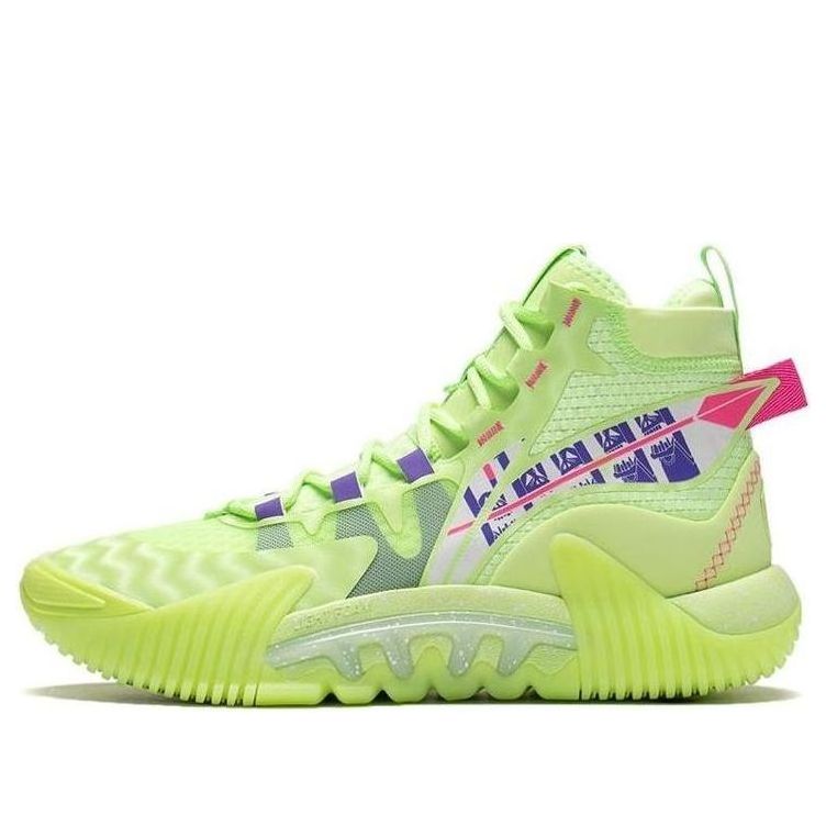 Li-Ning BadFive 2 High 'Neon Green' ABFR001-10 - KICKS CREW