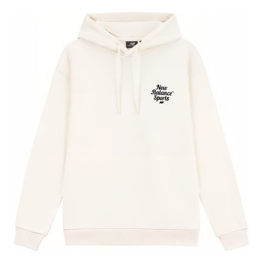 New Balance Sportswear Hoodie 'Cream White Black' 5CD38061-IV - KICKS CREW