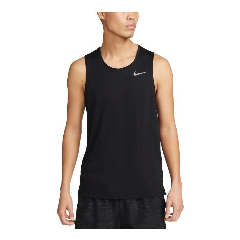 Nike Dri-FIT Miler Running Tank 'Black' DV9322-010-KICKS CREW