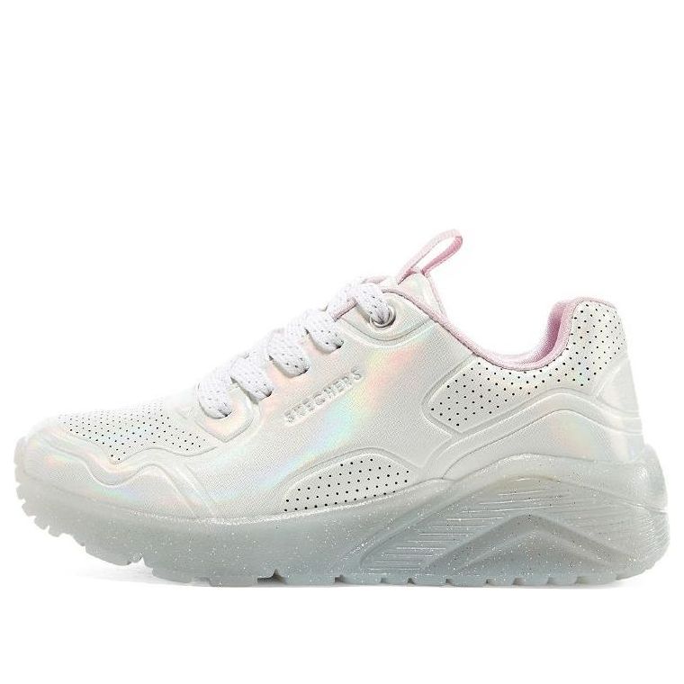 (GS) Skechers Uno Ice Shoes 'White Pink' 310448L-WSL - KICKS CREW