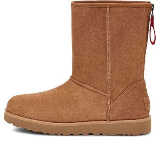 (WMNS) UGG W Classic Short Logo Zip 1122672-CHE