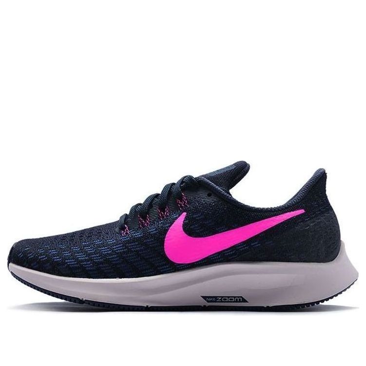 (WMNS) Nike Air Zoom Pegasus 35 'Obsidian Pink Blast Deep Royal Blue ...