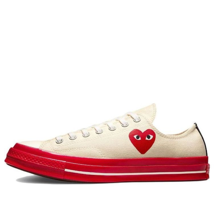 Converse x COMME des GARCONS PLAY Chuck 70 Low 'Pristine Red' A01796C ...