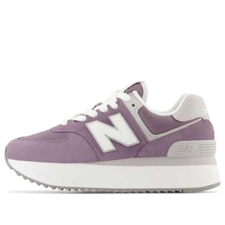 (WMNS) New Balance 574+ 'Purple White' WL574ZSP - KICKS CREW