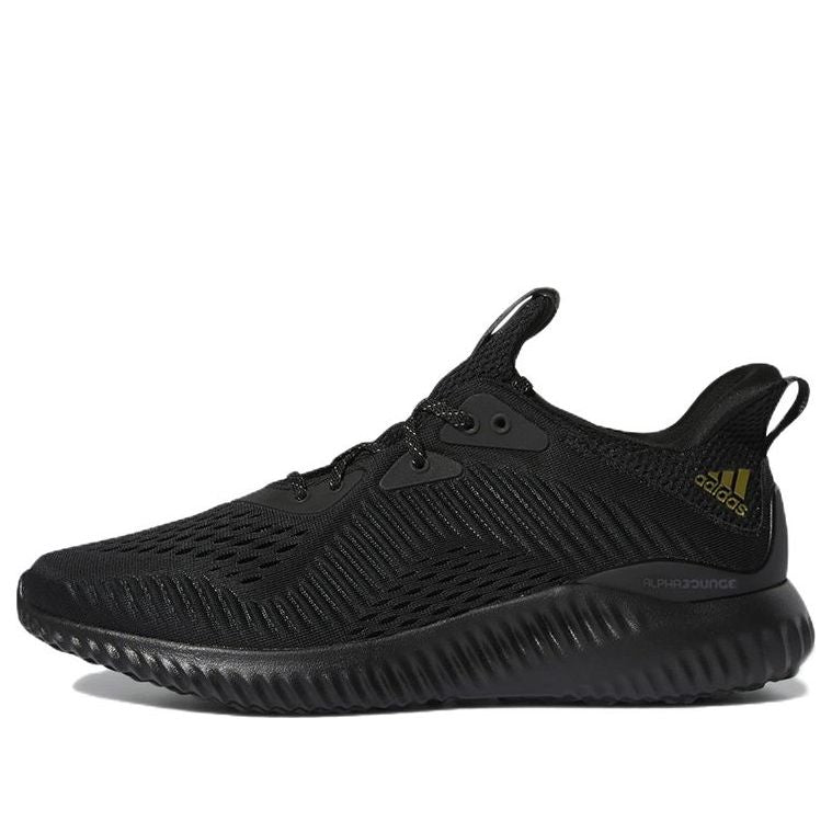 adidas Alphabounce 1 'Black Gold Metallic' GV8827-KICKS CREW