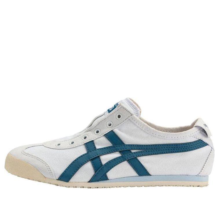 Onitsuka Tiger Mexico 66 Slip-On White/Navy 1183A360-105 - KICKS CREW