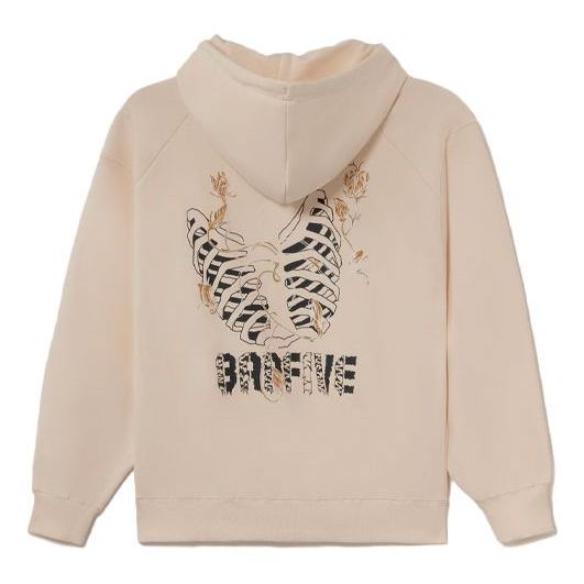 Li-Ning BadFive Graphic Hoodie 'Beige' AWDS129-3-KICKS CREW