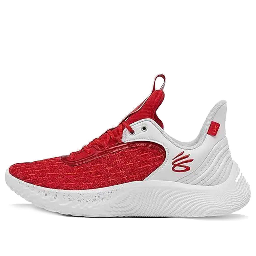 Curry Brand Curry Flow 9 Team 'White Red' 3025631-100 - KICKS CREW