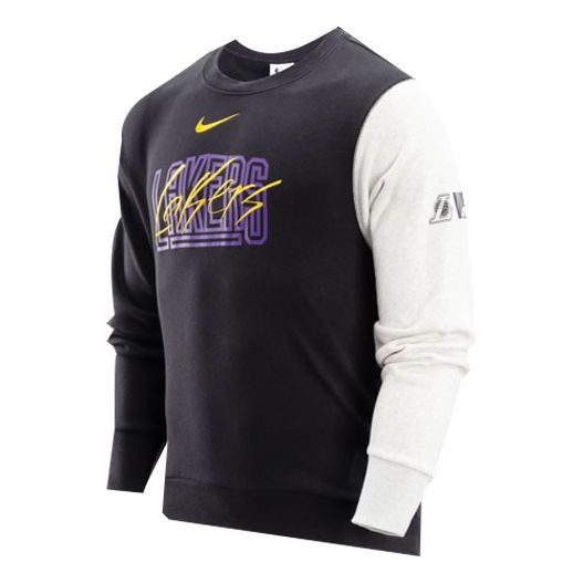 Nike NBA Lakers Courside long sleeves 'Black White' DR9334-010